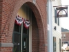 A new archway forms the entrance to Brick Arch Winery in West Branch, Iowa